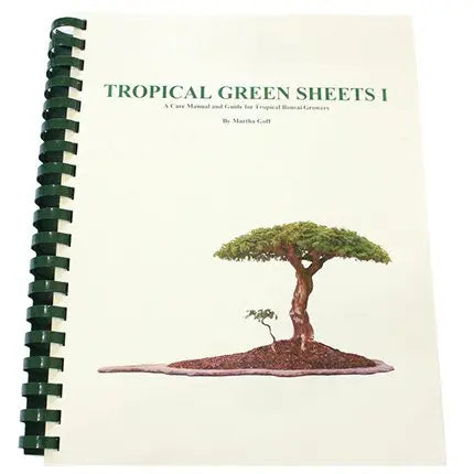 Tropical Green Sheets 1 Bonsai Book