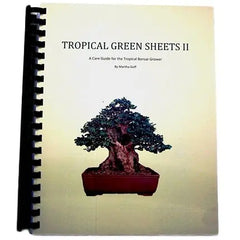Tropical Green Sheets 2 Bonsai Book